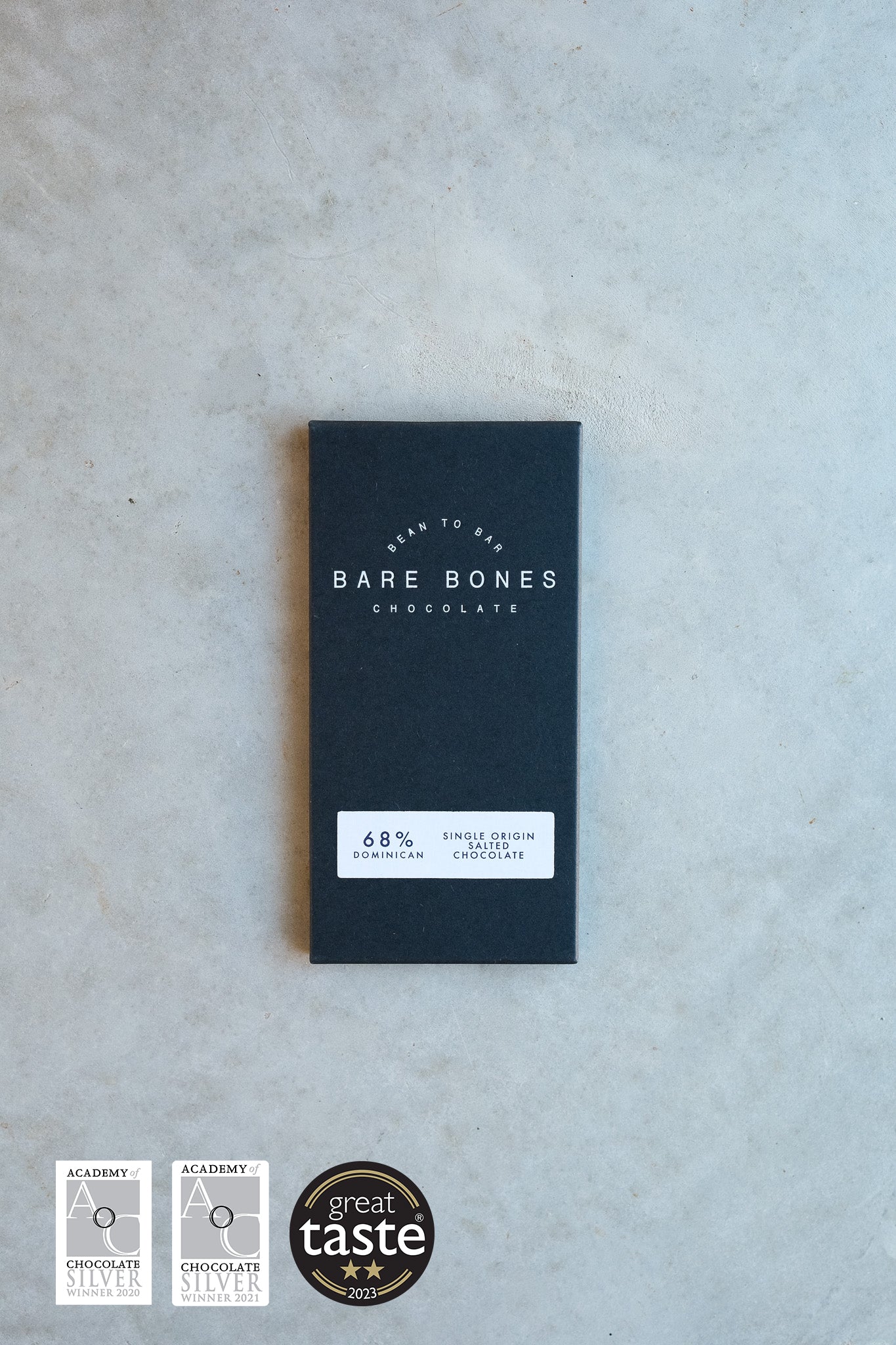 Dominican 68% Salted Chocolate (vegan)