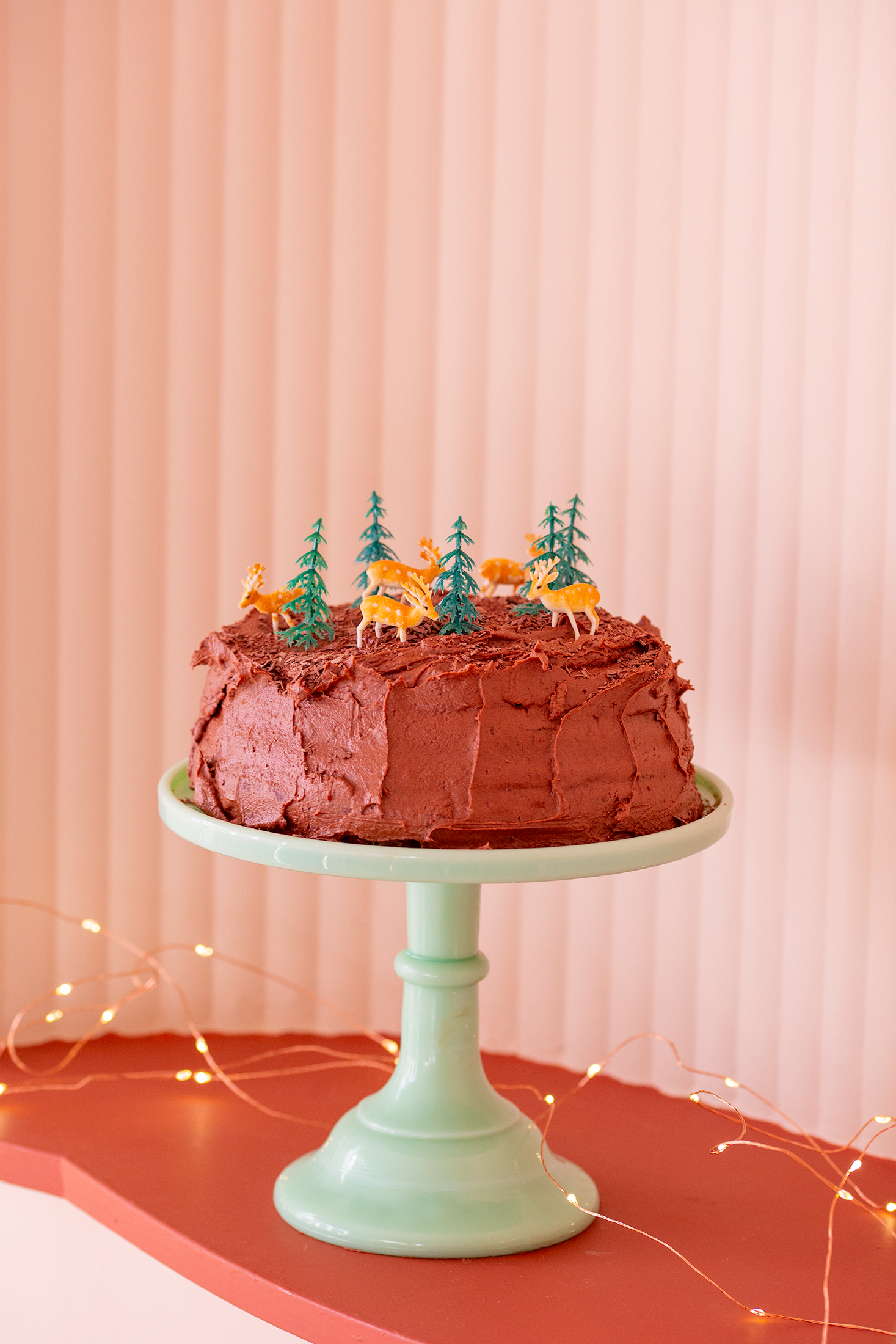 Bare Bones Christmas Chocolate Cake Recipe Kit