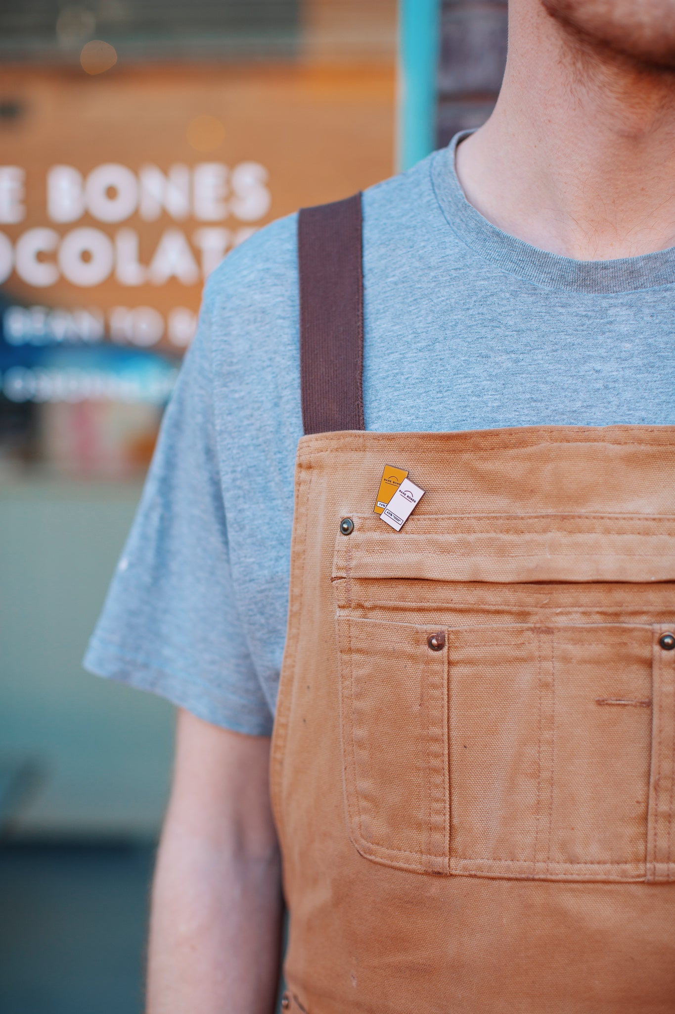 Bare Bones Enamel Pin