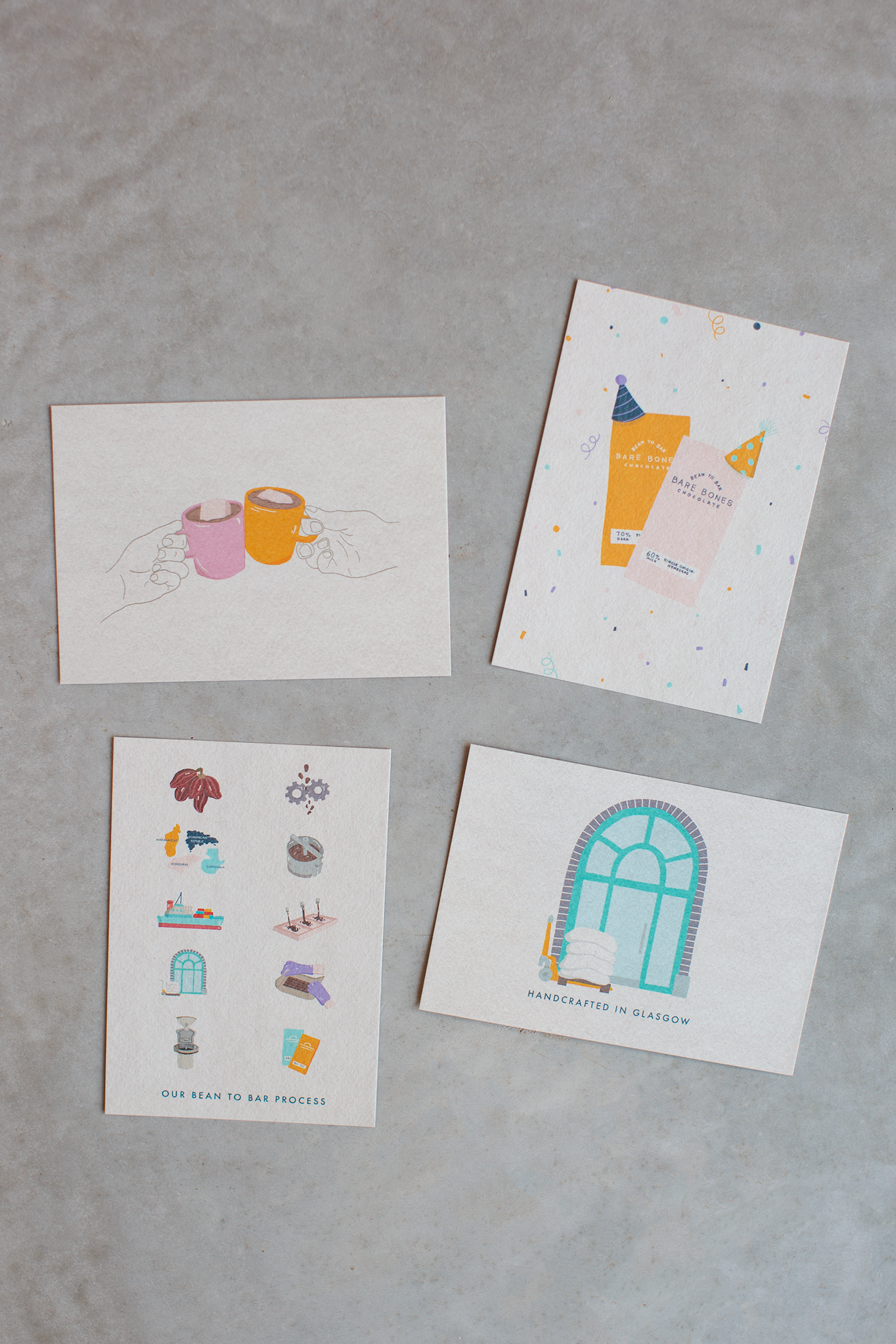 Bare Bones Postcards π