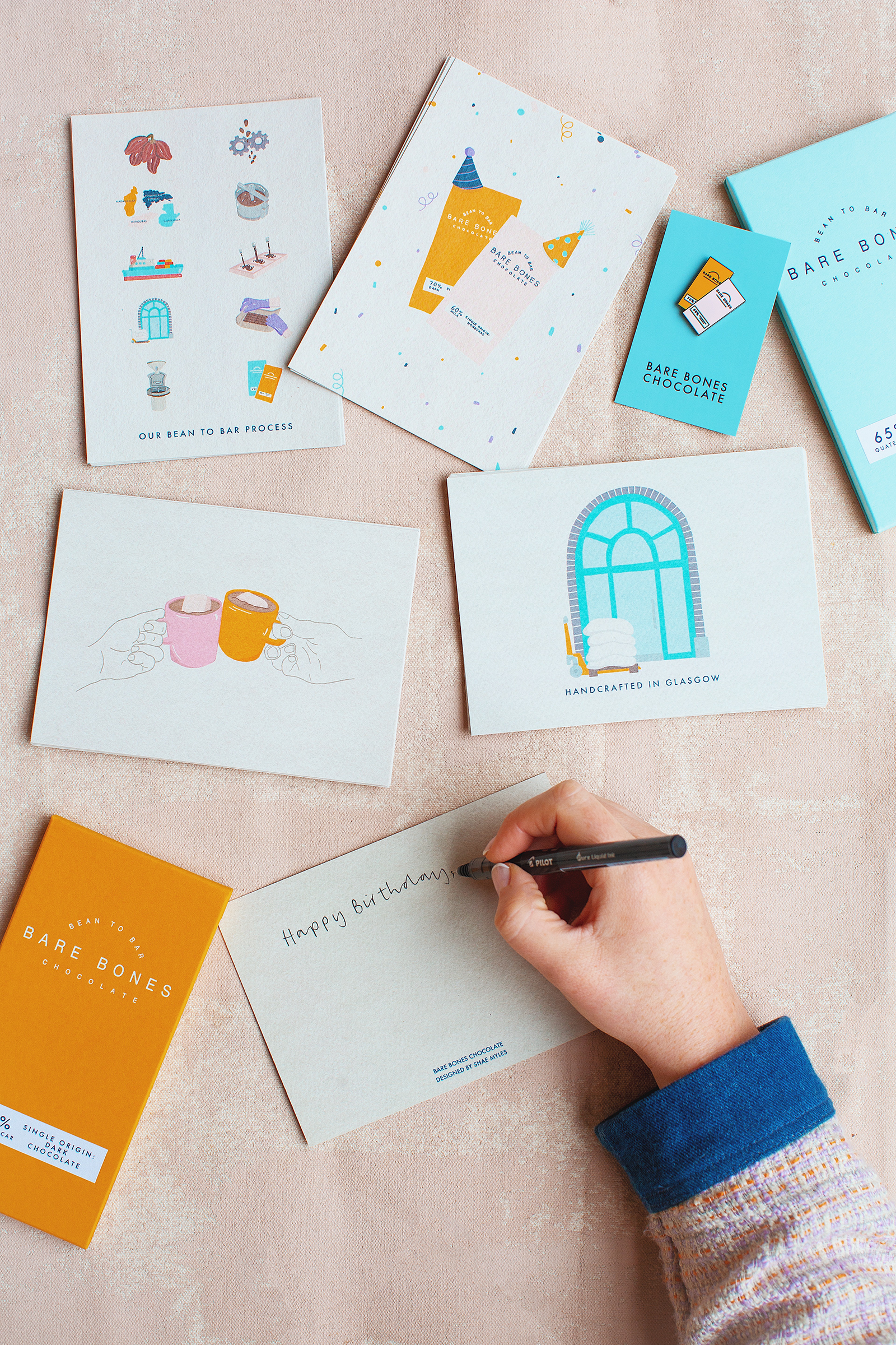 Bare Bones Postcards π