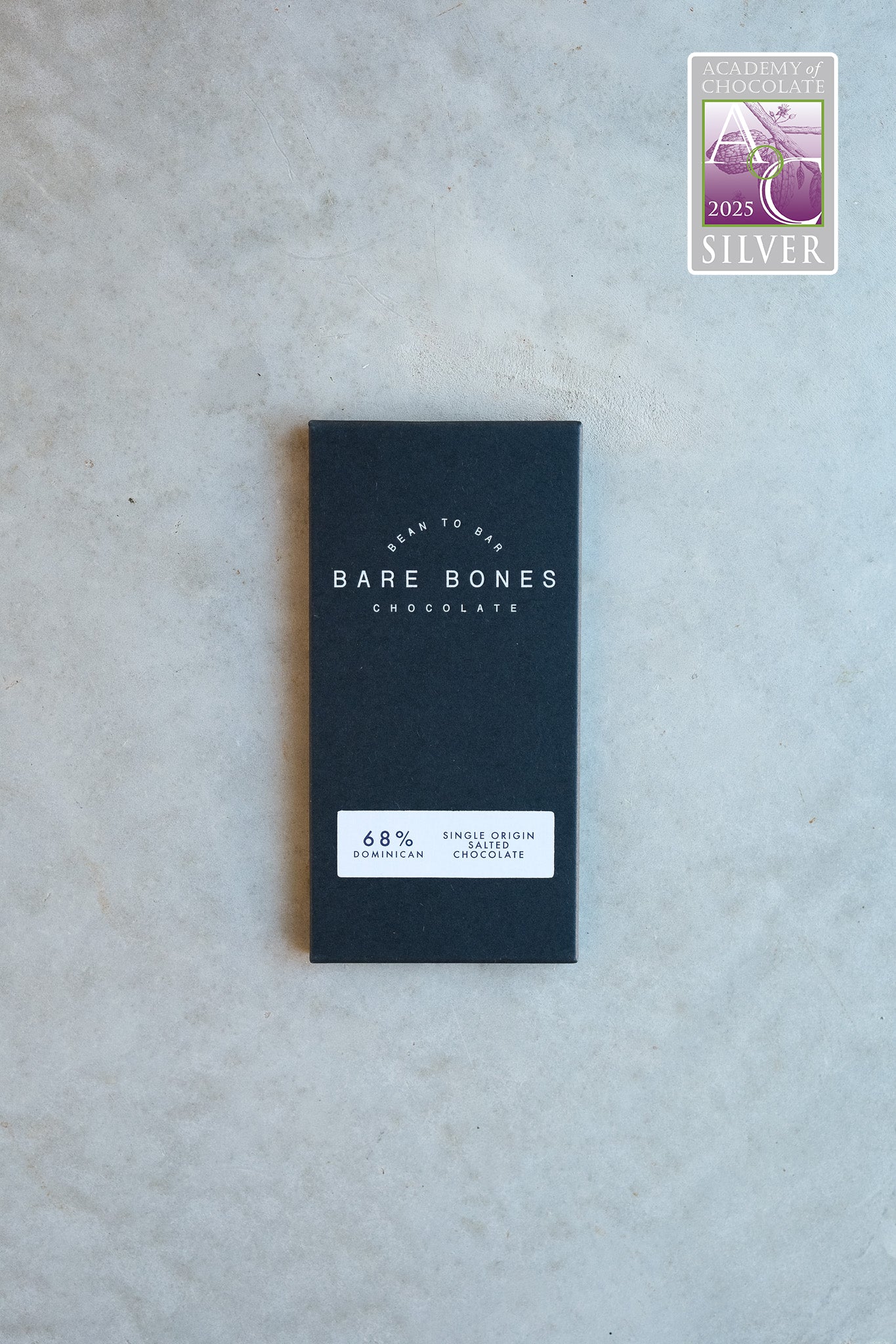 Dominican 68% Salted Chocolate  (vegan)
