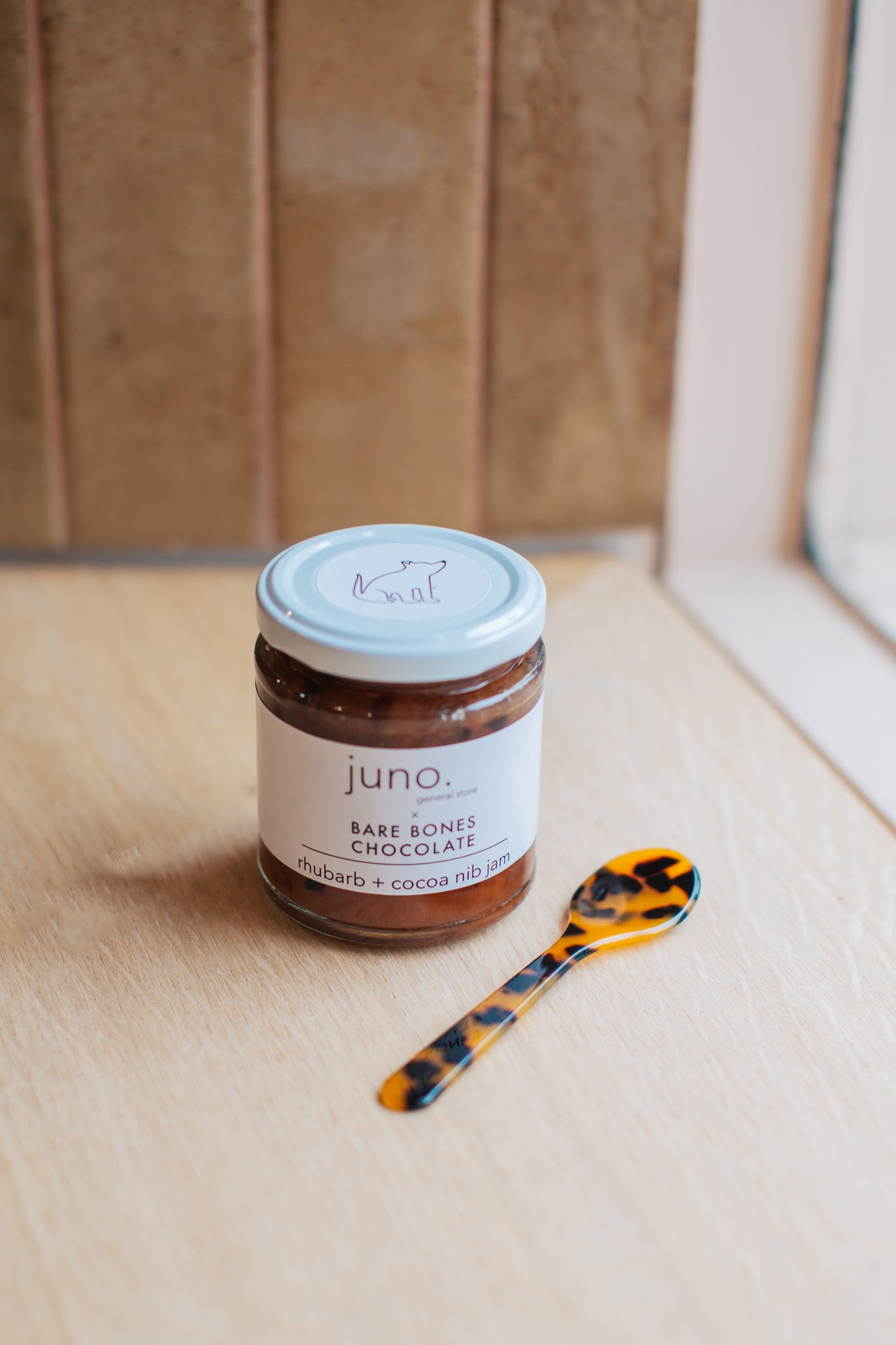 Bare Bones x Juno. General Store 🤎 Rhubarb + Cocoa Nib Jam