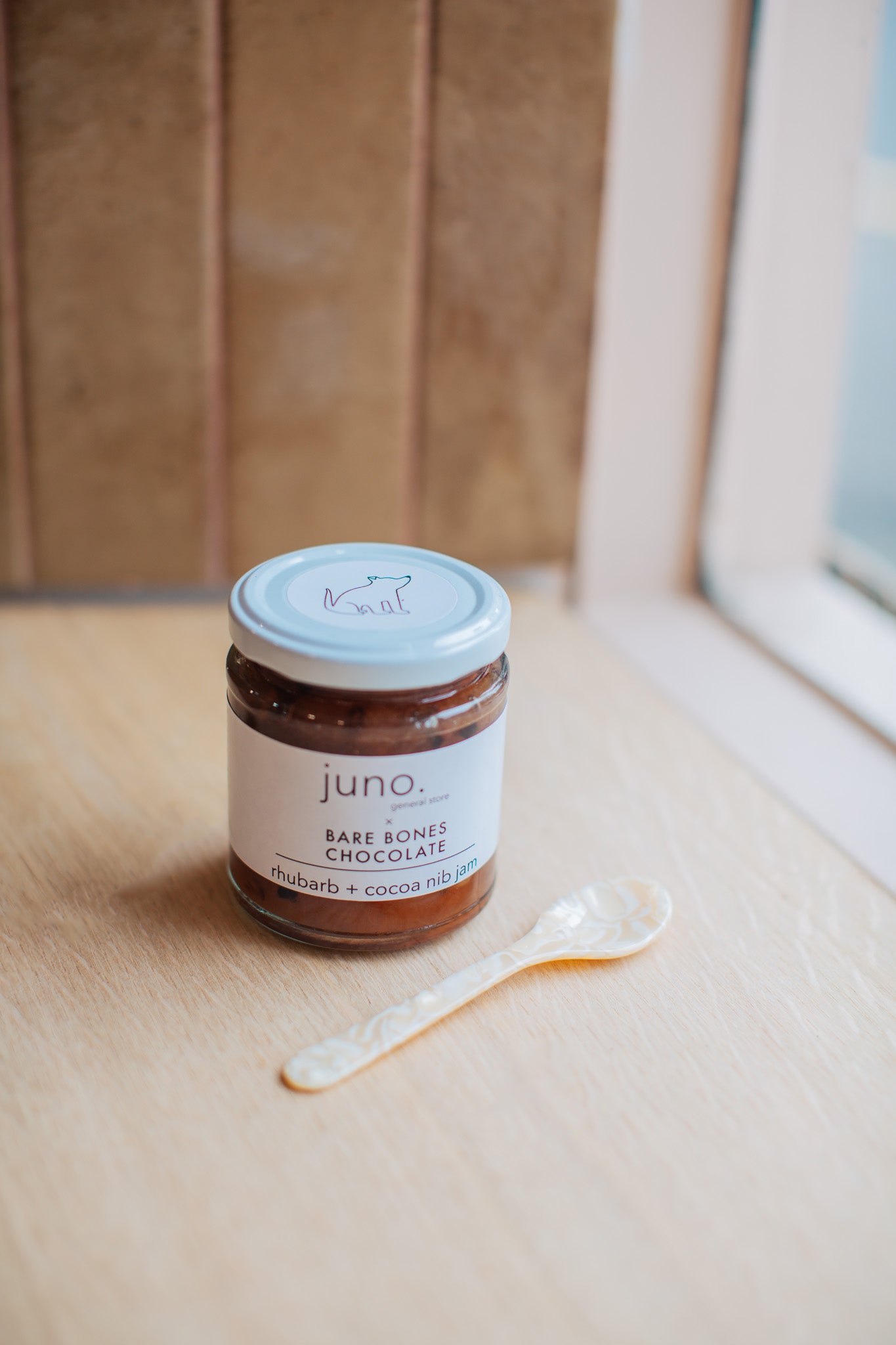 Bare Bones x Juno. General Store 🤎 Rhubarb + Cocoa Nib Jam