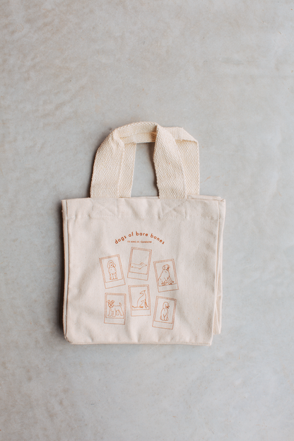 Dogs of Bare Bones Tiny Tote Bag