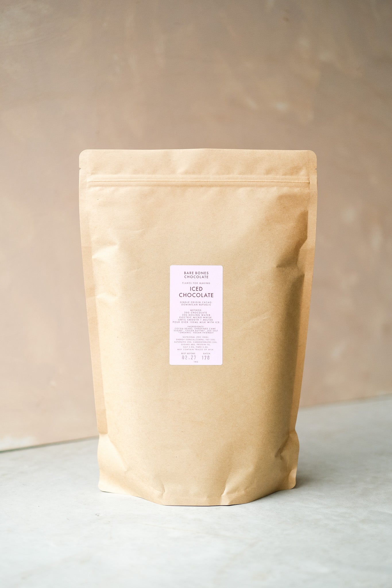 Flakes for Iced Chocolate (vegan)