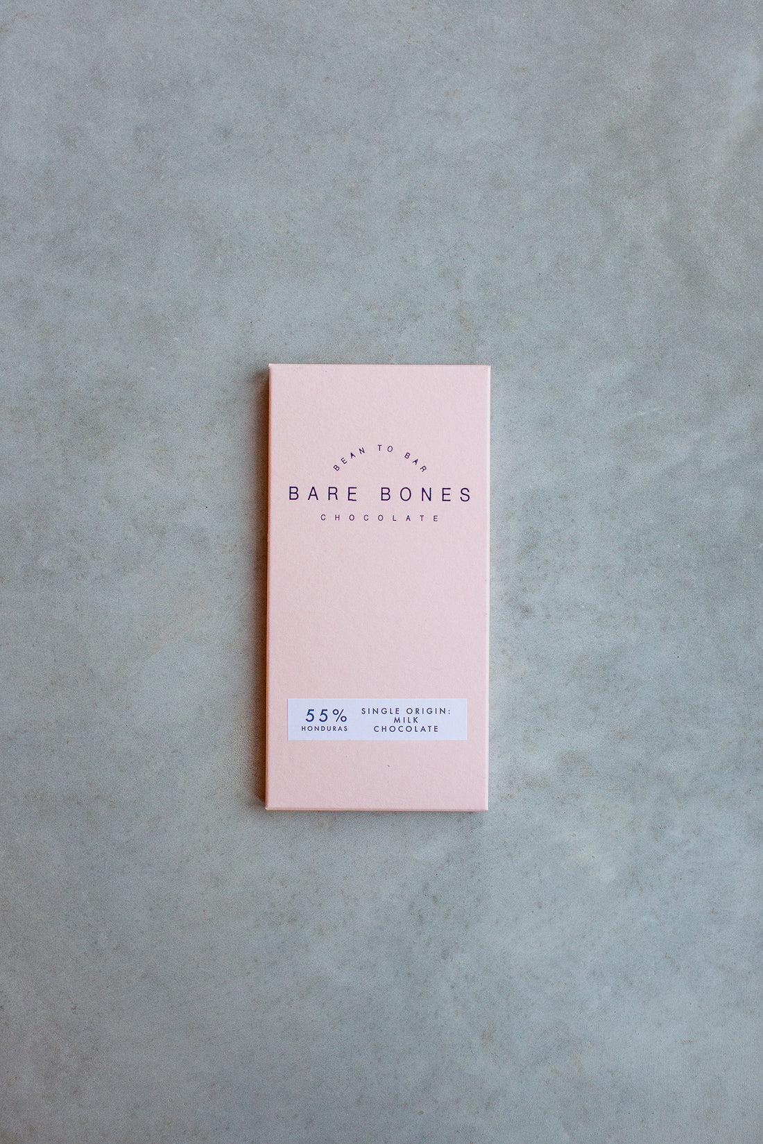55% Honduras milk chocolate bar, bean to bar, Bare Bones Glasgow