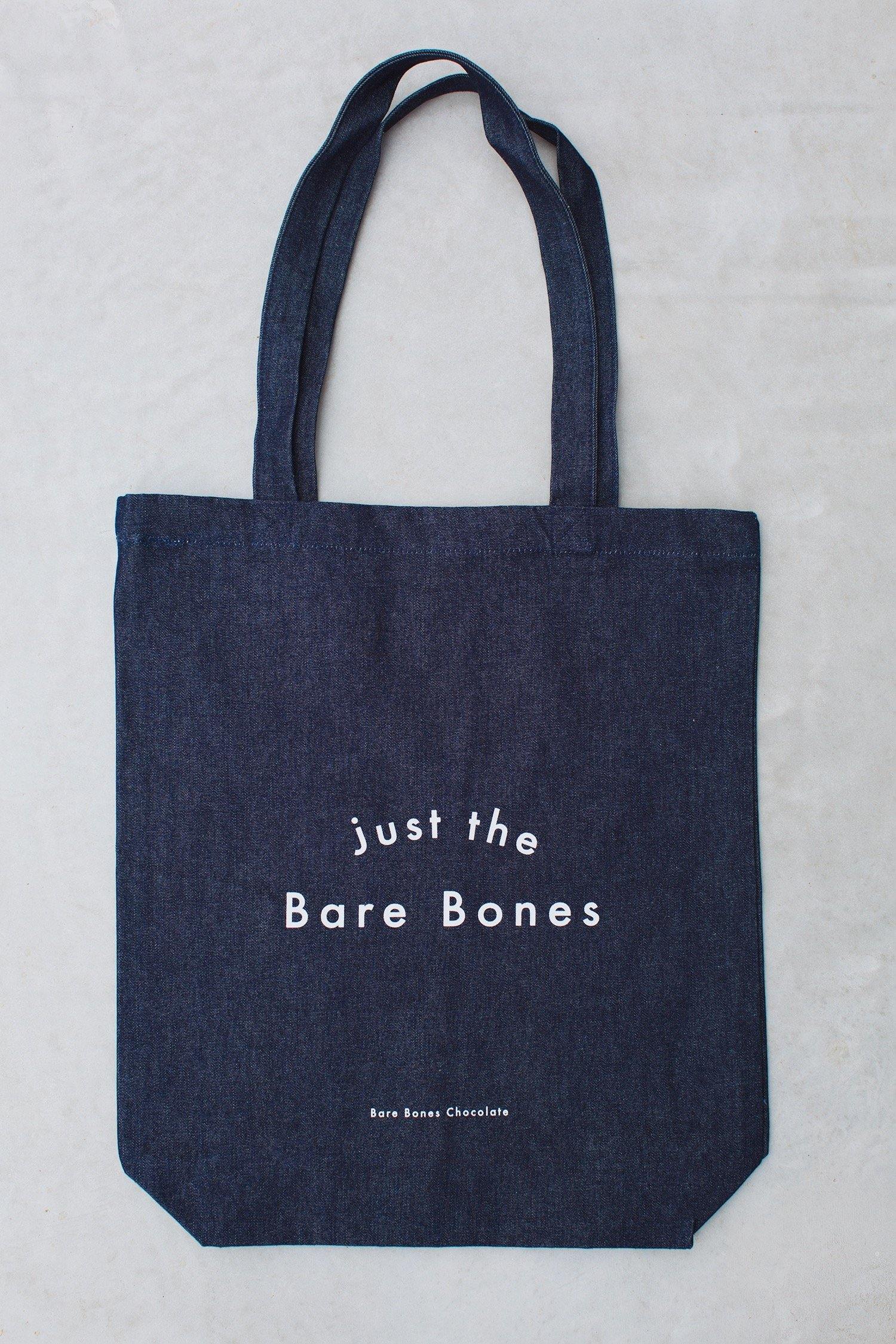 Just the Bare Bones Shopper Bag Denim - Bare Bones Chocolate