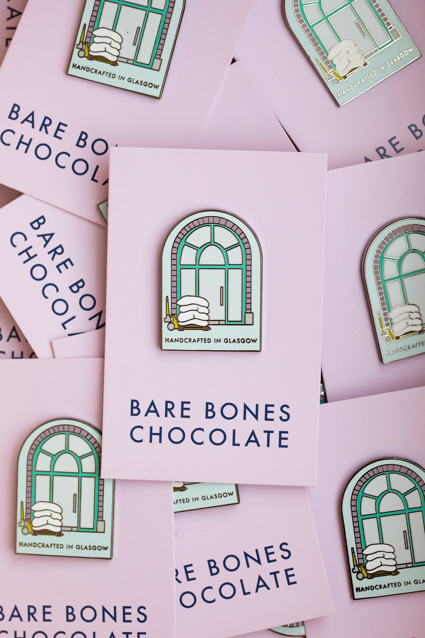 Handcrafted in Glasgow Enamel Pin