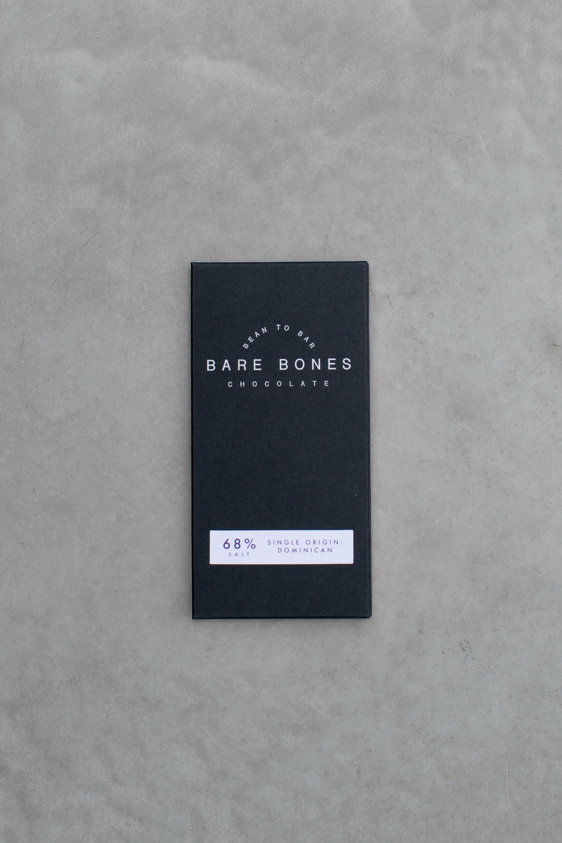 Dominican 68% Salted Chocolate - Bare Bones Chocolate